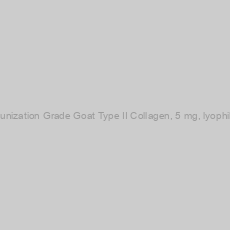 Image of Immunization Grade Goat Type II Collagen, 5 mg, lyophilized
